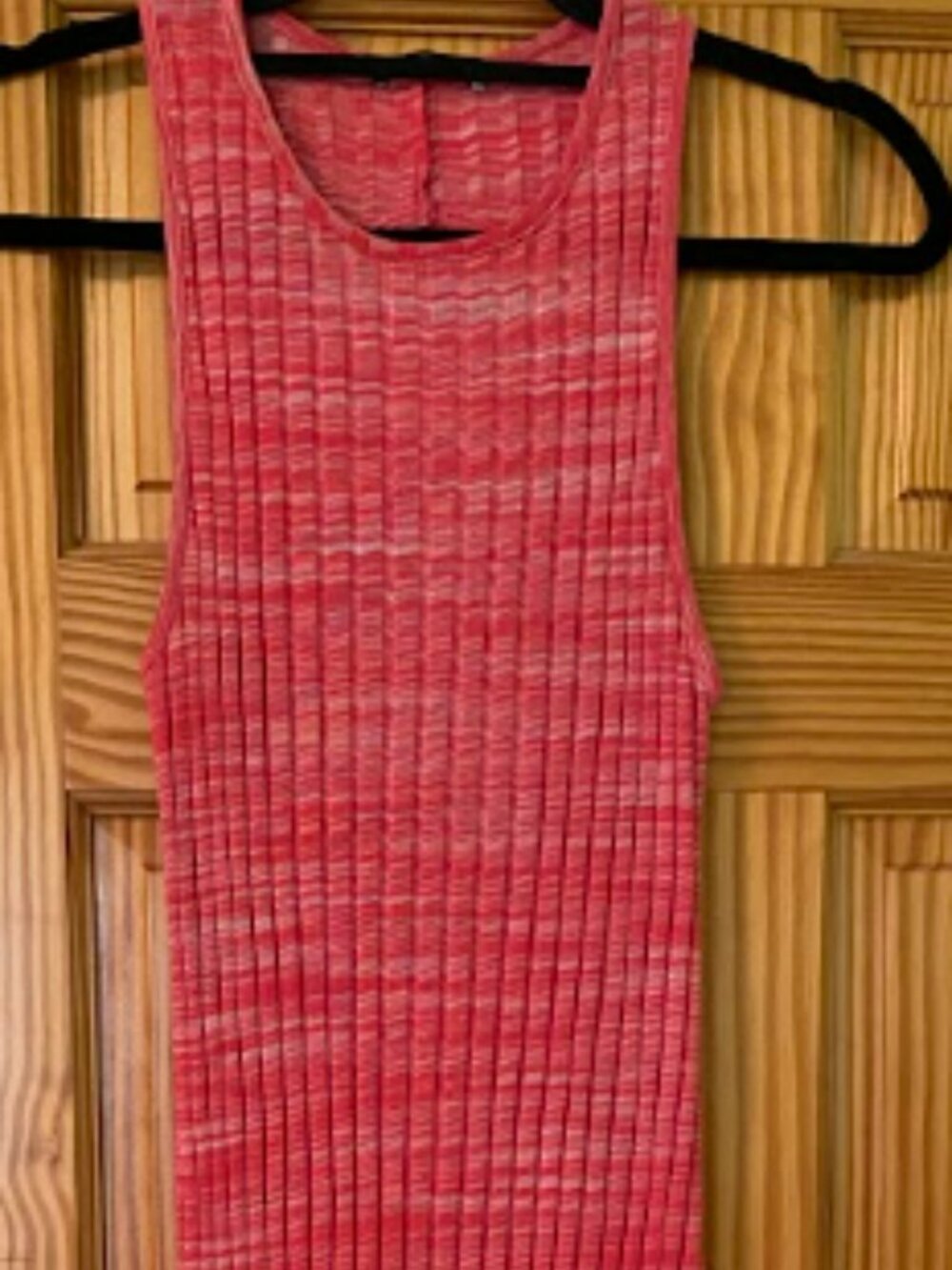Zara pink knit backless dress